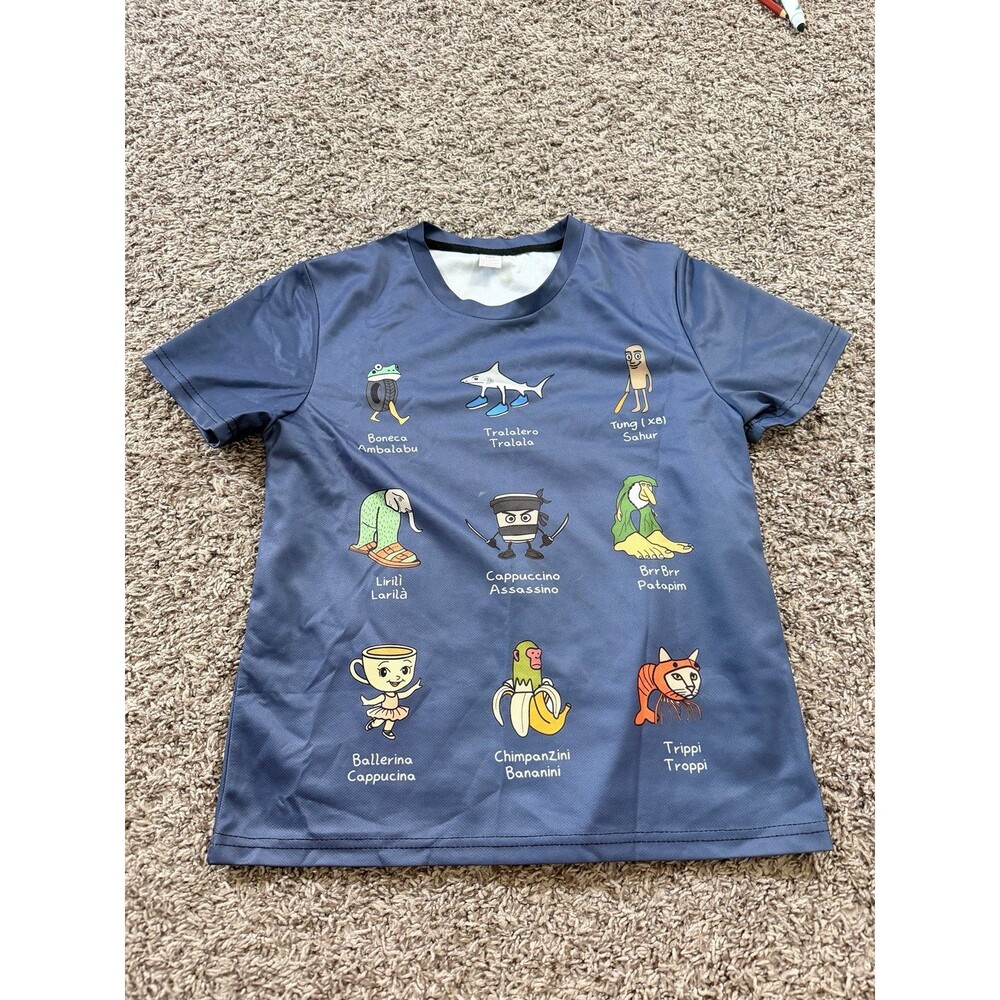 Steal a brainrot shirt size 8